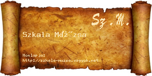 Szkala Múzsa névjegykártya